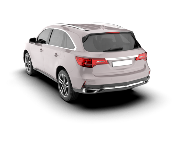 araba beyaz arkaplanda izole edildi