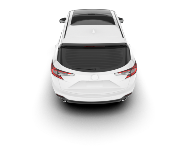 araba modern araç, 3 boyutlu resimleme.