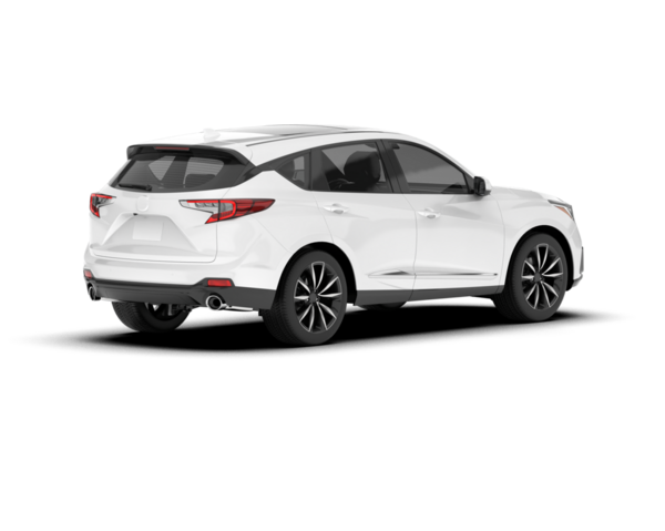 Beyaz, modern, beyaz bir araba. yan görünüm.