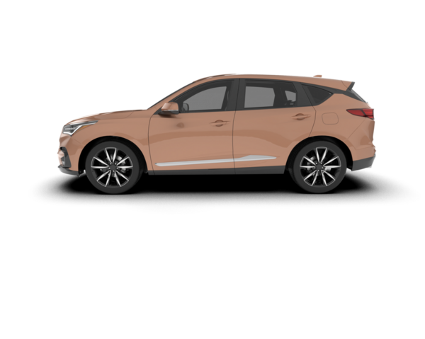 beyaz arkaplanda gerçekçi bir araba.