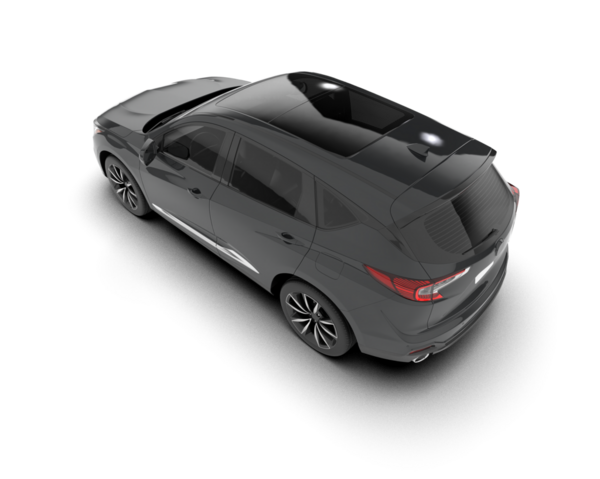 beyaz zemin üzerinde modern araba 3D görüntüleme - illüstrasyon