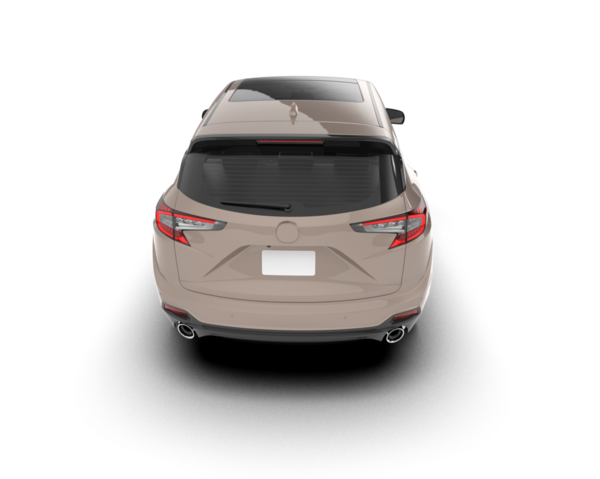 beyaz arkaplanda modern araba