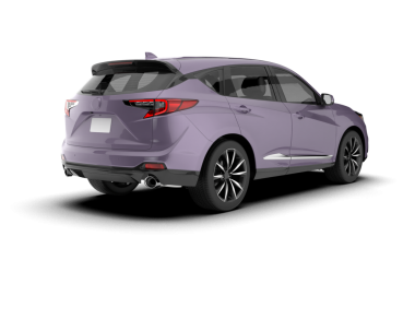 Beyaz arka planda modern bir araba. 3d oluşturma