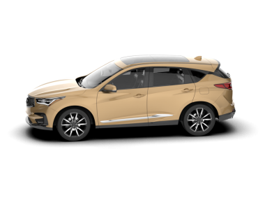 modern SUv beyaz arkaplanda izole edildi. 3 boyutlu görüntüleme