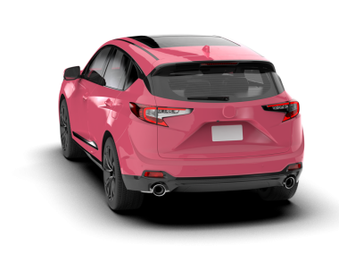 modern kompakt araba - arka görünüm