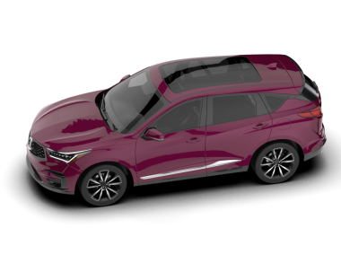 Pembe kompakt araba beyaz arka planda izole edilmiş. 3 Boyutlu Hazırlama.