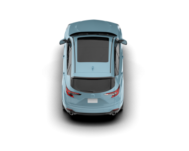 Bir markanın 3 boyutlu görüntülemesi - daha az jenerik SUV arabası siyah arka planda izole edildi