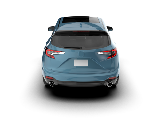 Modern araba beyaz arka planda izole edilmiş. 3 boyutlu - 3 boyutlu.