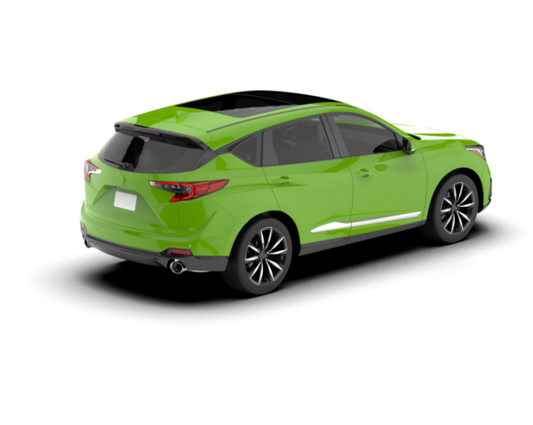 modern araba kırpma yolu ile beyaz arkaplanda izole.