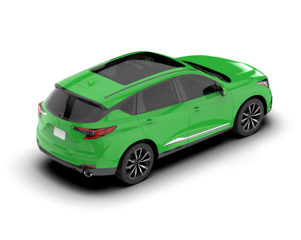 Modern kompakt araba. 3d oluşturma