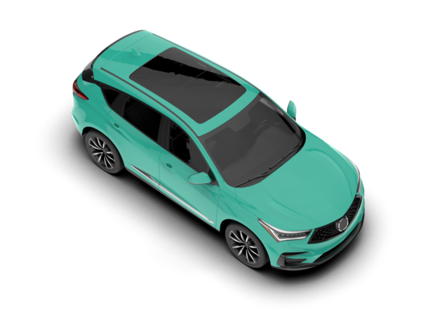 Araba sedanı. 3d oluşturma