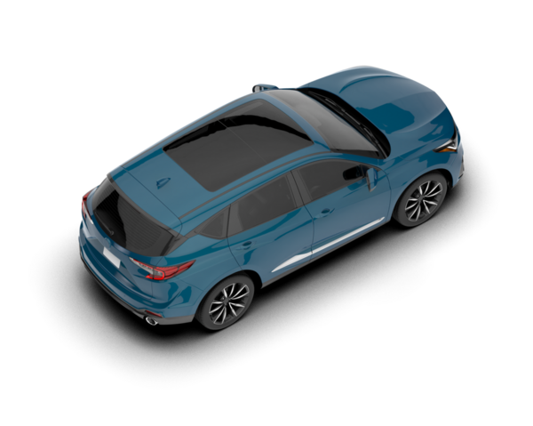 Modern lüks araba beyazdan izole edilmiş. 3d resimleme.