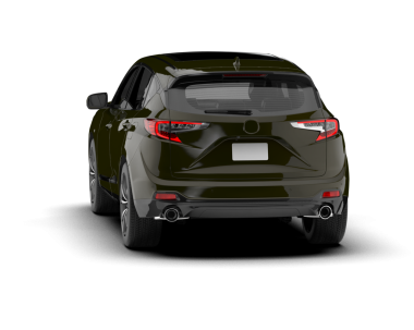 beyaz arka planda modern SUV arabası 3 boyutlu görüntüleme