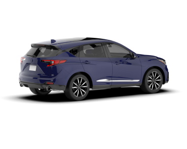 beyaz arkaplan üzerinde modern SUV