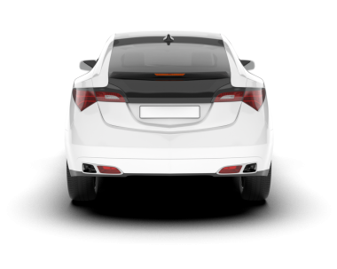 Beyaz arkaplanda vektör araba simgesi