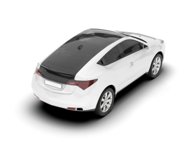 beyaz lüks modern araba beyaz izole arkaplan