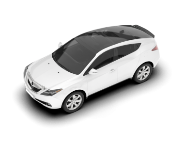 Beyaz arka planda siyah arka lambası olan beyaz modern araba.