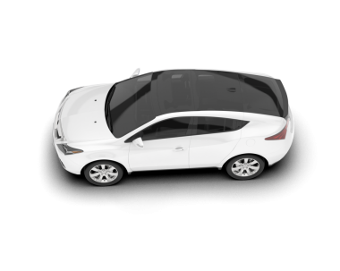 Gerçekçi bir araba. 3d illüstrasyon