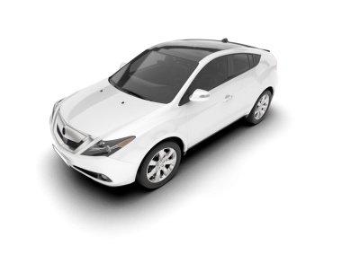 beyaz arkaplanda modern araba