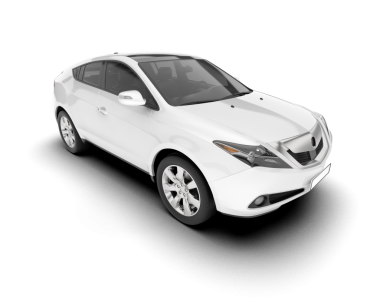 modern lüks araba beyaz arka planda izole edilmiş