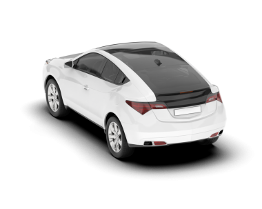 modern lüks araba beyaz arka planda izole edilmiş