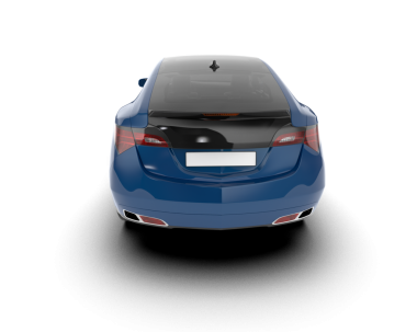 modern lüks araba beyaz arka planda izole edilmiş