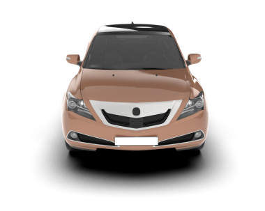 araba beyaz arkaplanda izole edildi