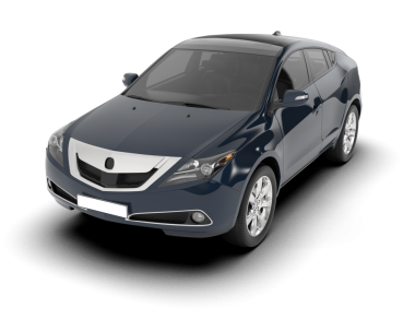 Beyaz arka planda izole edilmiş modern lüks şehir arabası. 3d illüstrasyon