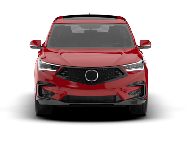 modern araba siyah arka planda izole edilmiş. 3D - illüstrasyon