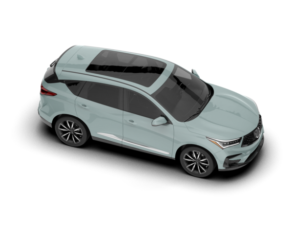 Gerçekçi modern cip arabası. Ön manzara. 3d oluşturma