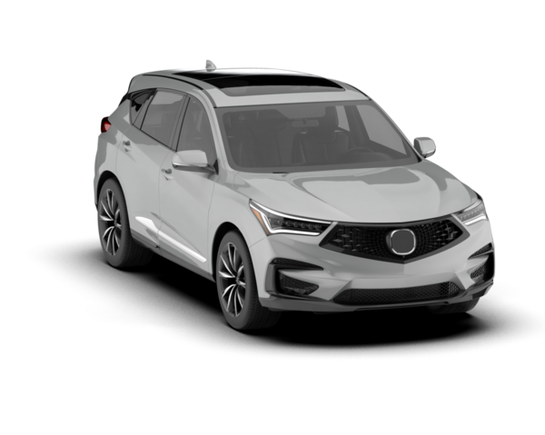 Beyaz arka planda modern bir araba. 3d oluşturma.