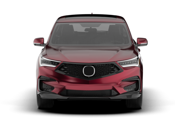 gerçekçi modern kırmızı araba. ön görünüm.