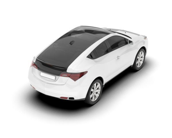beyaz lüks modern araba beyaz izole arkaplan