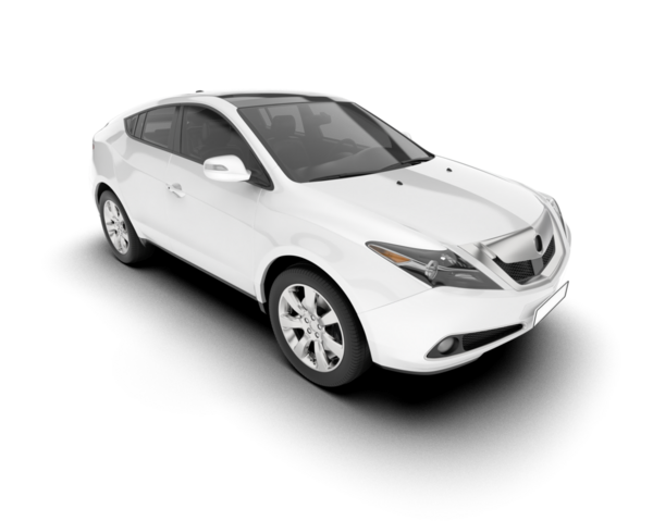 modern lüks araba beyaz arka planda izole edilmiş