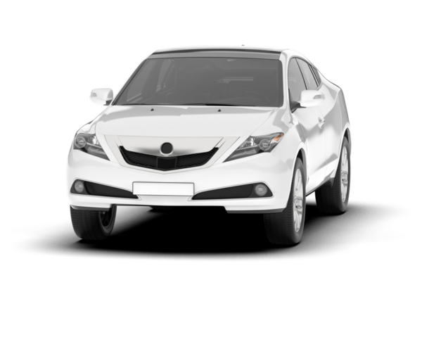 gerçekçi modern beyaz modern araba