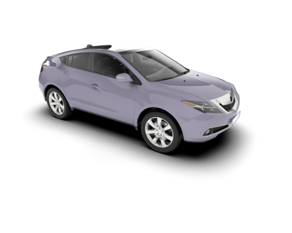 Modern araba beyaz arka planda izole edilmiş. 3d oluşturma