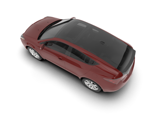 araba beyazda izole edildi