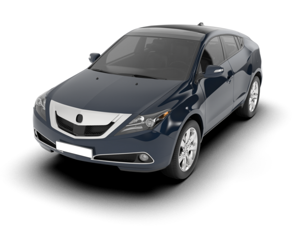 Beyaz arka planda izole edilmiş modern lüks şehir arabası. 3d illüstrasyon