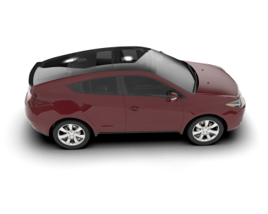 gölgeli modern araba