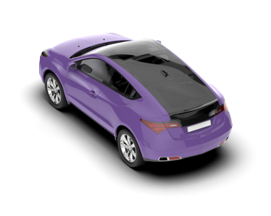 modern otomobil arka planda izole edildi