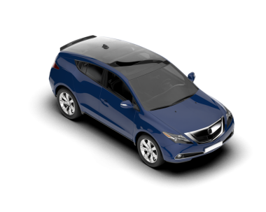 modern araba beyaz arka planda izole edildi. 3 d illüstrasyon