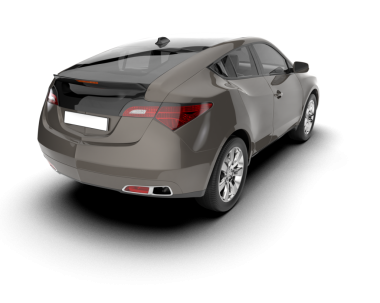 Beyaz arka planda bir araba. yüksek kaliteli resimleme