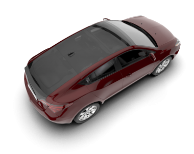 Siyah arka planda modern araba