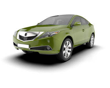 beyaz arkaplanda modern araba