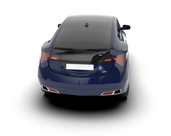 beyaz arka planda modern araba