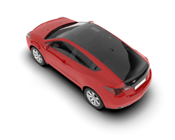 Stüdyo ortamında daha az genel bir konsept arabanın 3 boyutlu çizimi