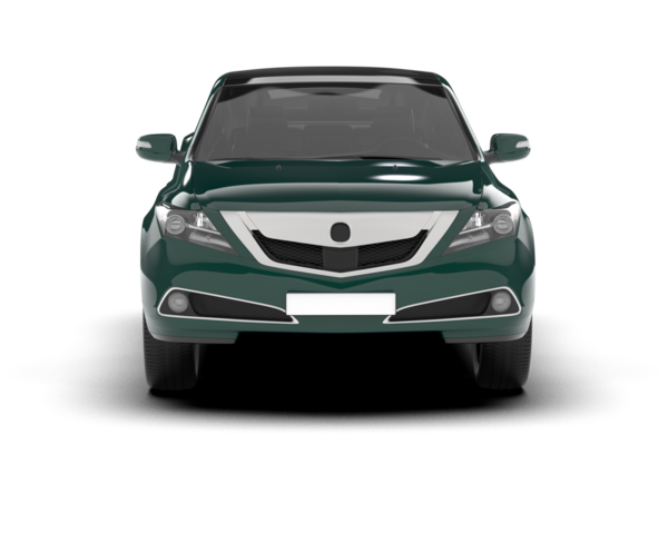 araba beyaz arkaplanda izole edildi