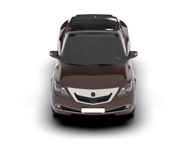 Lüks iş arabası beyazda izole edildi