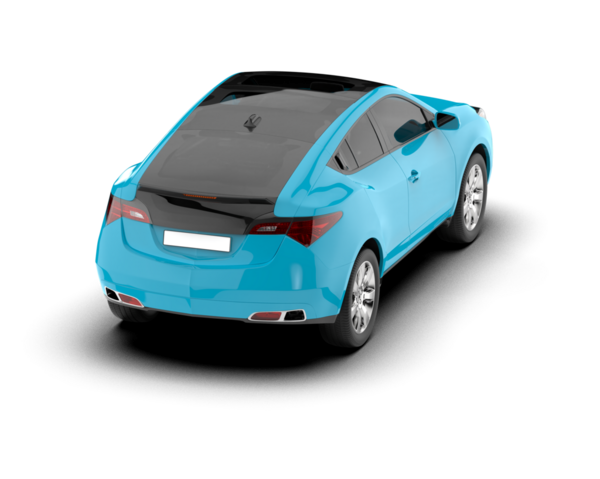 Bir markanın 3 boyutlu görüntülemesi - daha az genel SUV arabası beyaz arkaplanda izole edildi