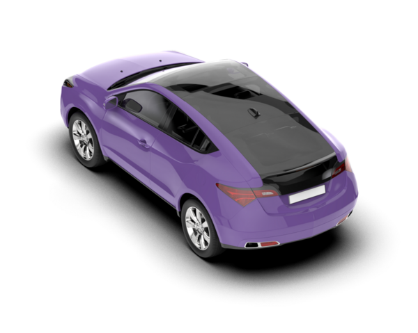 modern otomobil arka planda izole edildi